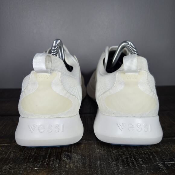Vessi White Cream Sneakers - Picture 4 of 12